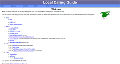 Desktop Screenshot of localcallingguide.com
