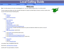 Tablet Screenshot of localcallingguide.com